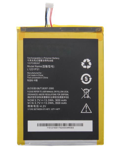باتری اصلی گوشی لنوو مدل Lenovo l12d1p31 / A3000