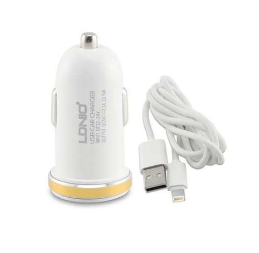 شارژر فندکی الدینیو مدل CAR CHARGER C22